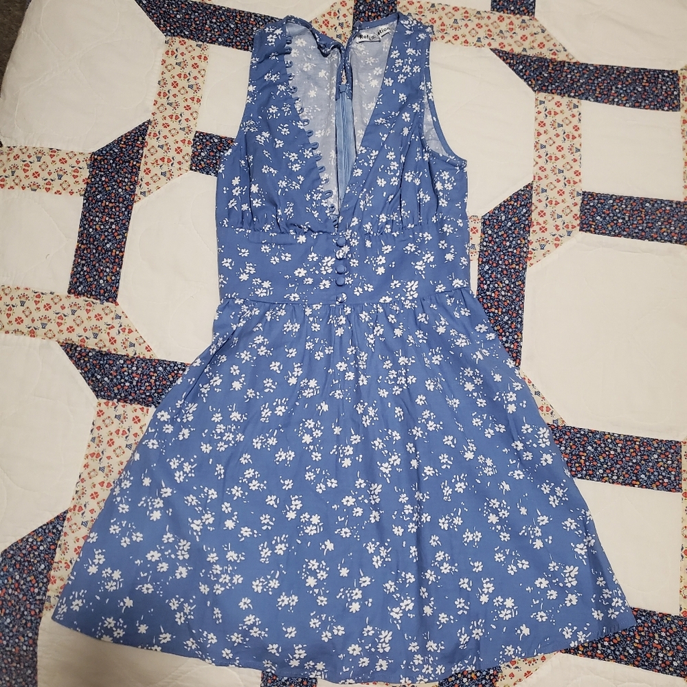 Blue Reformation Dress